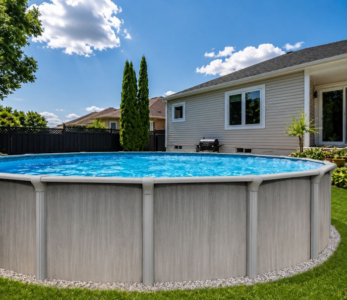 above ground pool